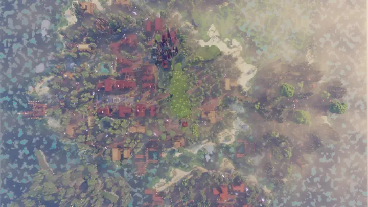 Paysage du Spawn Citadelle RoyalSky - vue 1