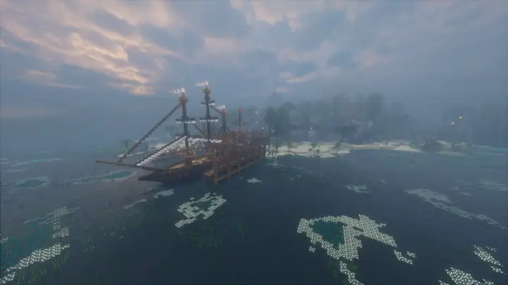 Paysage du Spawn Citadelle RoyalSky - vue 2