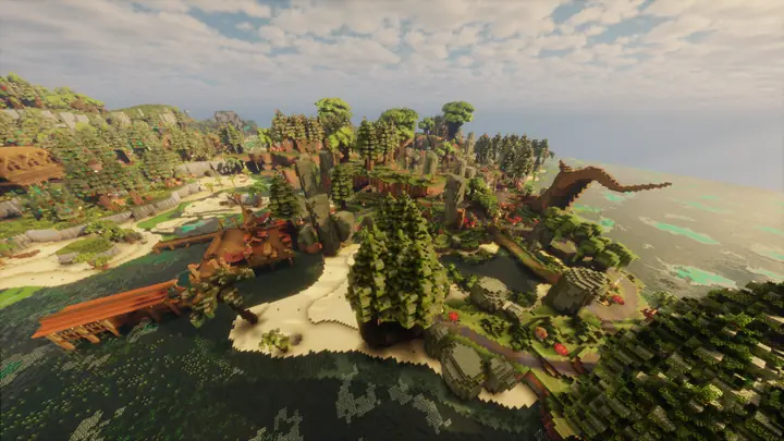 Paysage du Spawn Citadelle RoyalSky - vue 8