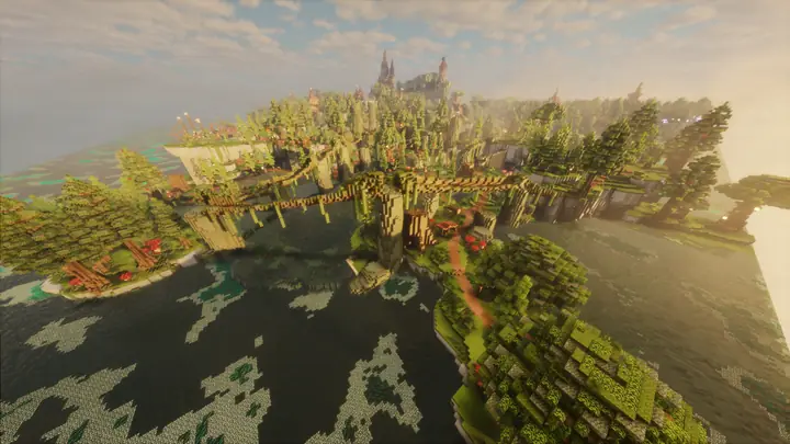 Paysage du Spawn Citadelle RoyalSky - vue 10