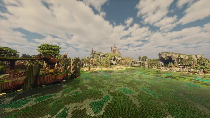 Paysage du Spawn Citadelle RoyalSky - vue 11